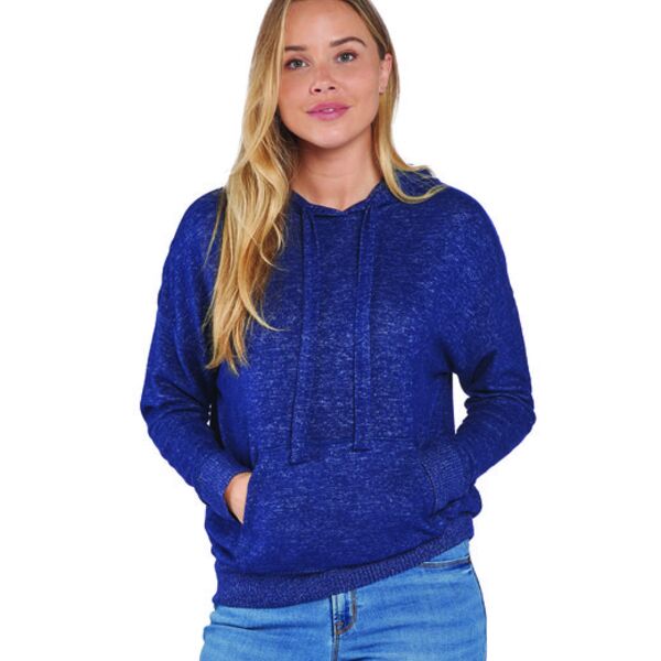 Ladies' Cuddle Soft Hooded Sweatshirt Thumbnail